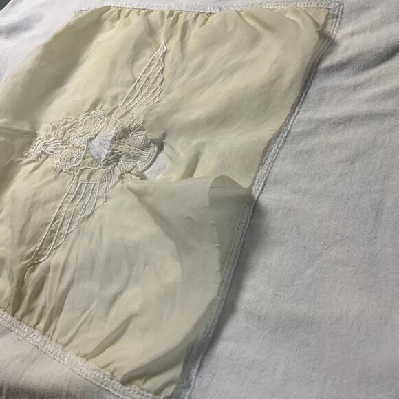 Johnny Was One Size White Boxy Off-White T-Shirt Salvage Condition for Repurpose - Picture 11 of 12